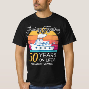 Married in 50 Years Wedding Anniversary Cruise-Rec T-Shirt
