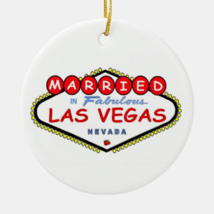 MARRIED In Fabulous Las Vegas Ornament