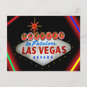 Married in Fabulous Las Vegas Wedding Invitations