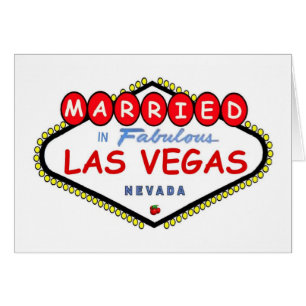 MARRIED In Las Vegas Cherry logo card
