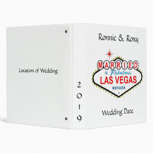 MARRIED in Las Vegas Personalized Binder