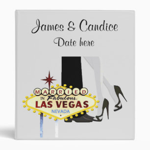 MARRIED in Las Vegas Personalized Binder