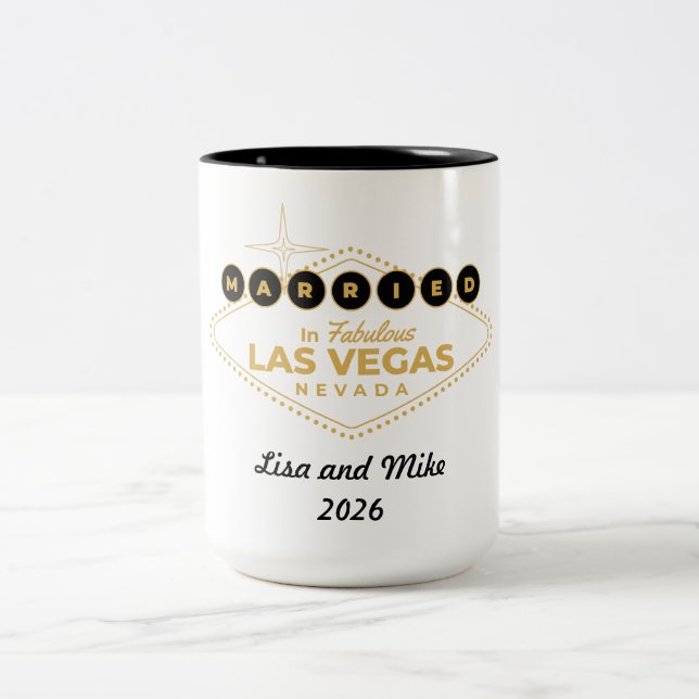 Married in Vegas Mug (Center)