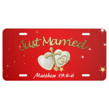 Married license plate