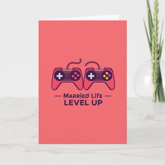 Married Life Level Up Gaming Art Card (Front)
