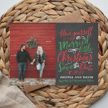 Married Little Christmas Save The Date<br><div class="desc">Christmas Photo Save The Date Card</div>