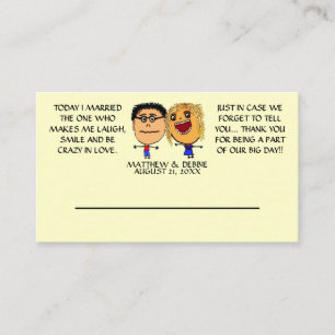 Married My Best Friend Wedding Placecard