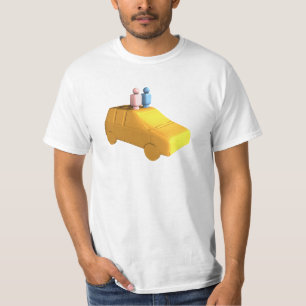 Married Peg People in a Car T-Shirt