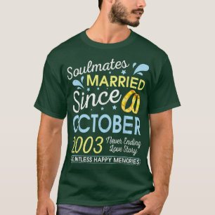 Married Since October 2003 Never Ending 19 Years L T-Shirt