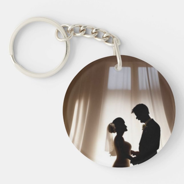 Married souvenir keychain (Front)