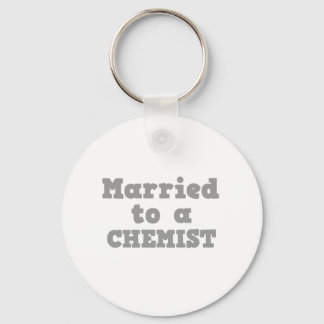 MARRIED TO A CHEMIST KEYCHAIN