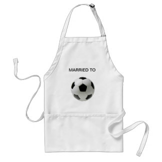 MARRIED TO SOCCER STANDARD APRON