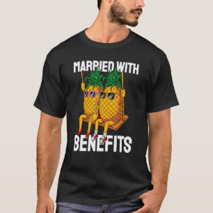 Married With Benefits Couple Swinger Upside Down P T-Shirt