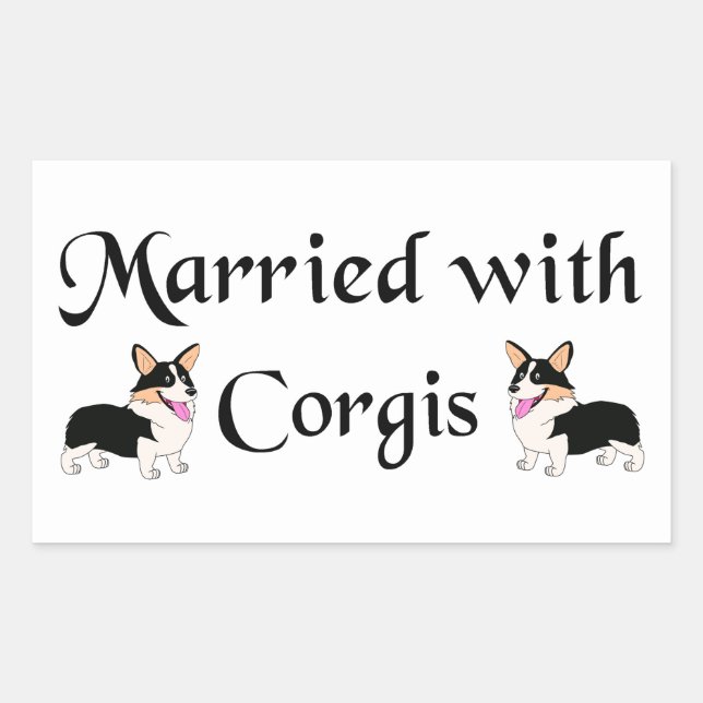 Married with Corgis Sticker (Front)