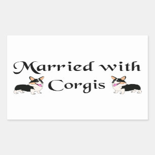 Married with Corgis Sticker