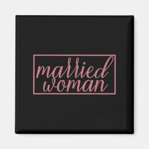 Married Woman Wife Wedding Marriage Couple Magnet
