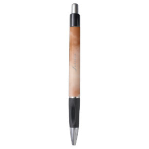 Marron and orange gradient colour name pen