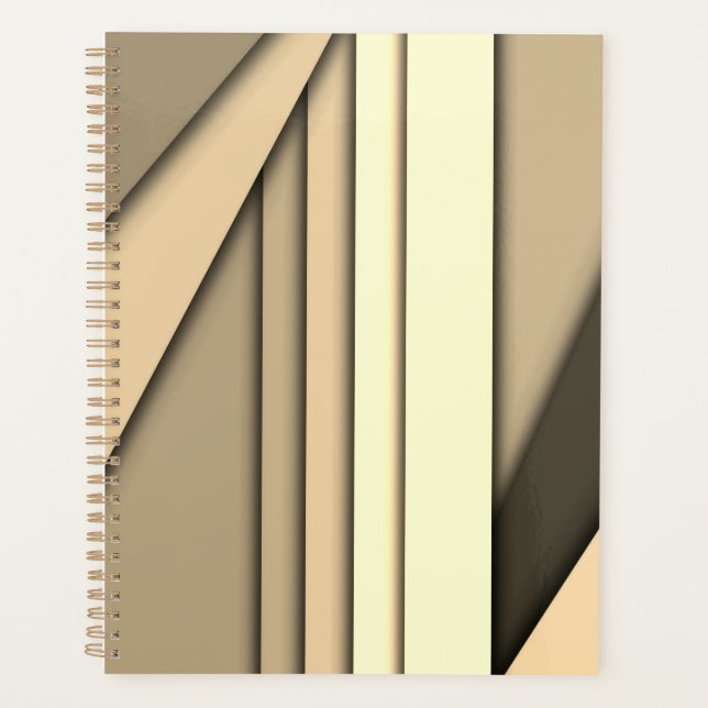 Marron monochrome moderne (Devant)