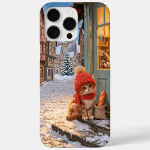 Marron Winter Bakery Kitten Phone Case