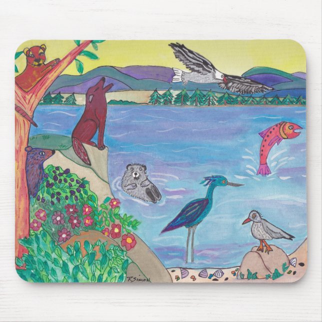 Marrowstone Friends Mouse Pad (Front)