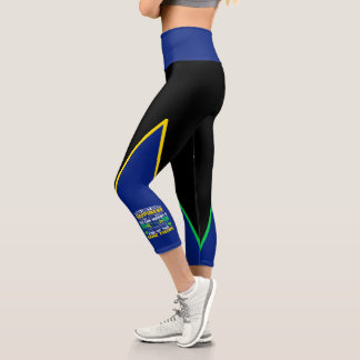 Marry a Brazilian - Brazil Happiness Capri Leggings