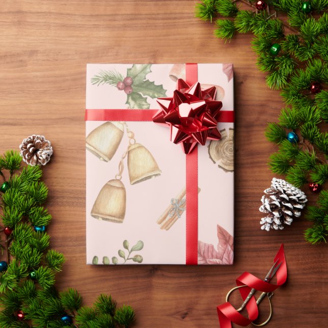 Marry Christmas Beauty Saloon Wrapping Paper (Holiday Gift)