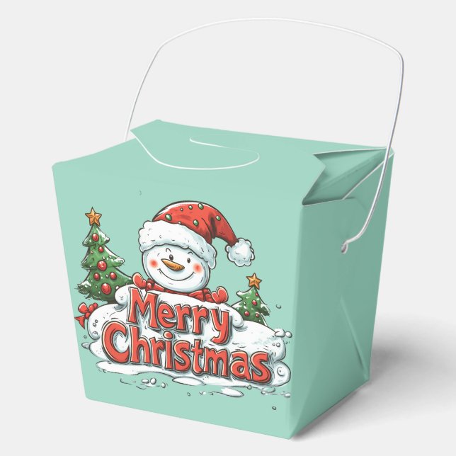 Marry Christmas  Favor Box (Front)