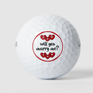 marry me golf balls by dalDesignNZ