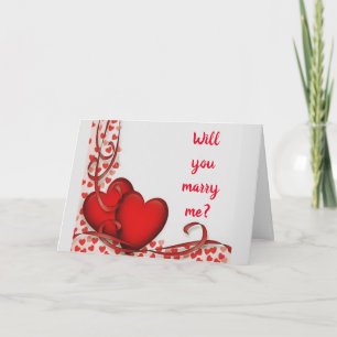 MARRY ME ***I "LOVE" YOU! CARD