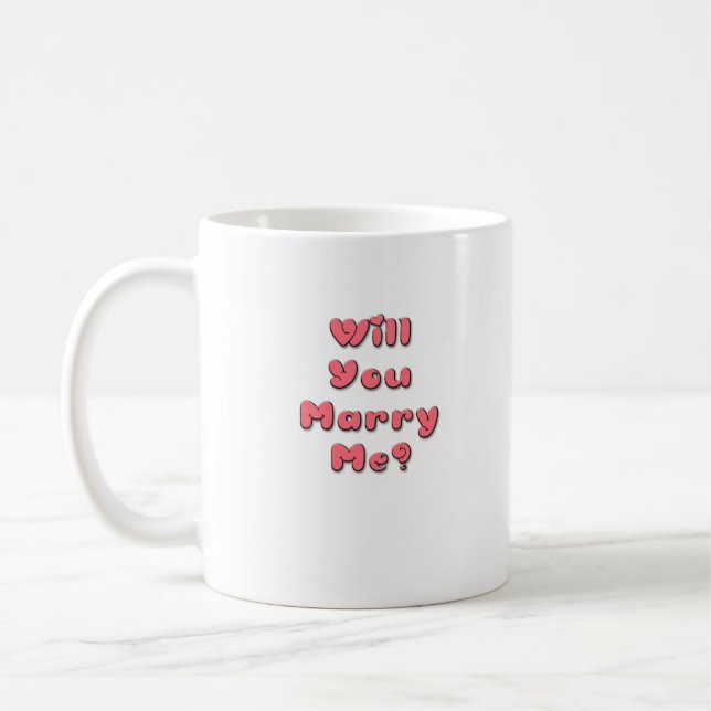Marry Me Mug (Left)