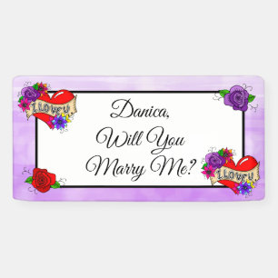 Marry Me   Proposal Banner