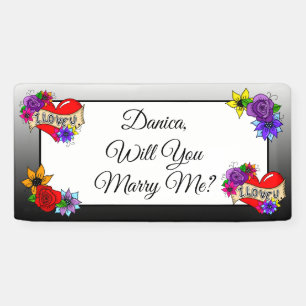 Marry Me   Proposal Banner