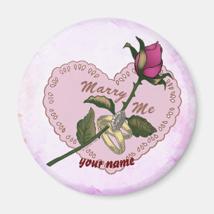 Marry Me wedding  magnet