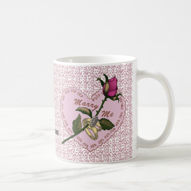 Marry Me wedding mug (Right)