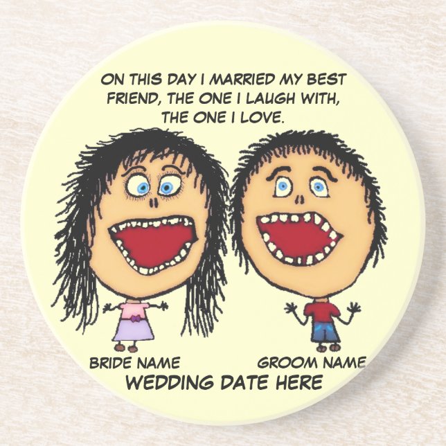 Marry My Best Friend Coaster (Front)