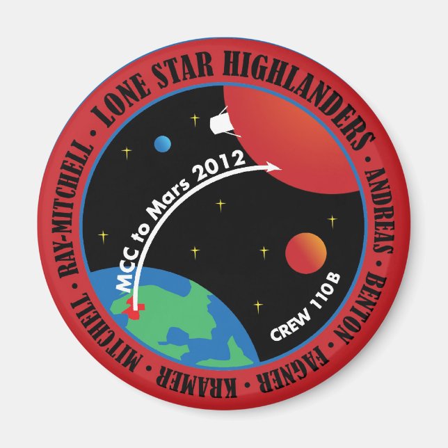 Mars 101 Magnet 2011 (Front)