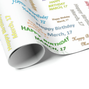Mars, 17 Anniversaire Cadeau Papier