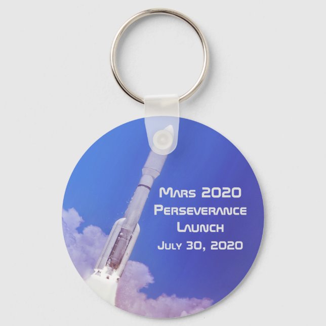 Mars 2020 Perseverance Launch Keychain (Front)