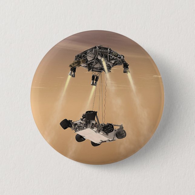 Mars 2020 Rover 2 Inch Round Button (Front)