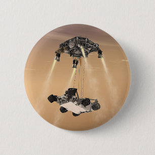 Mars 2020 Rover 2 Inch Round Button