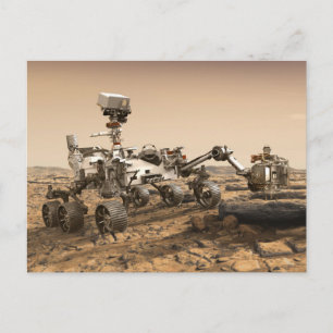 Mars 2020 Rover Postcard
