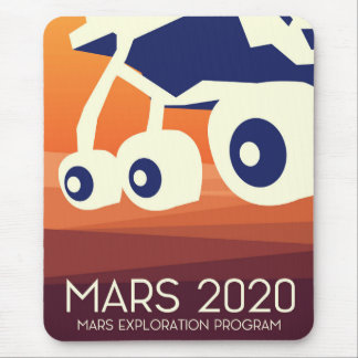 Mars 2020 Rover Space Art Mouse Pad