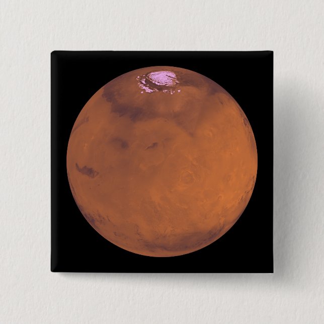 Mars 5 2 inch square button (Front)