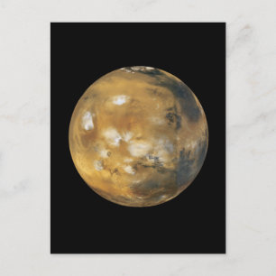 Mars!  A beautiful image from space.  NASA Postcard