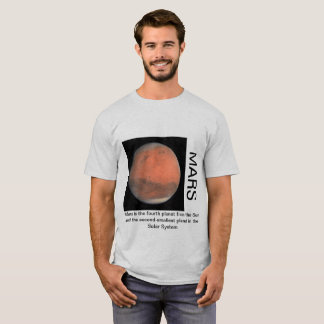 Mars a imprimé le T-shirt