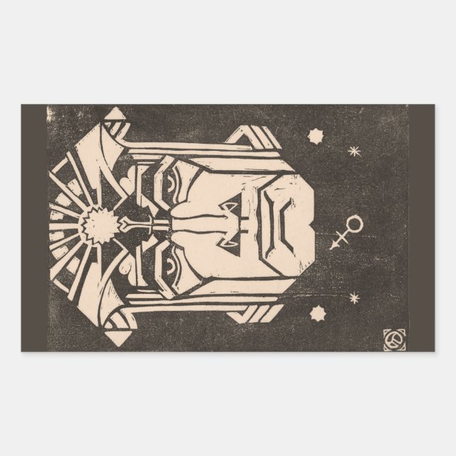 Mars Ares God of War Greek Mythology Black Sticker (Front)