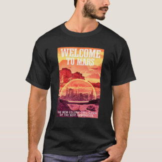 Mars Astronaut Welcome To Mars T-Shirt