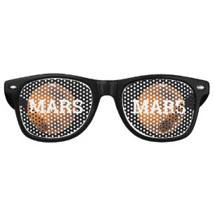 MARS Astronomy retro Shades / Fun Party Sunglasses