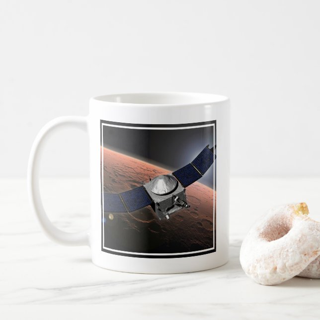 Mars Atmosphere And Volatile Evolution Mission. Coffee Mug (With Donut)