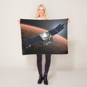 Mars Atmosphere And Volatile Evolution Mission. Fleece Blanket